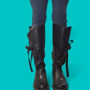 Stylish Black Knee-High Boots